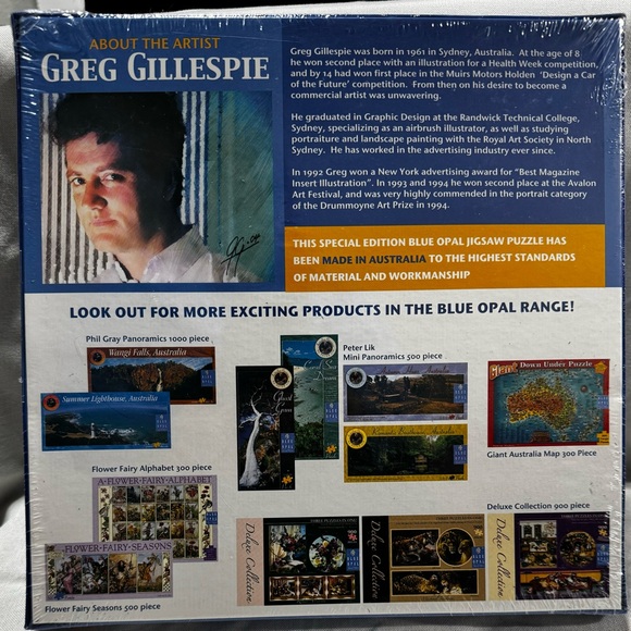 Blue Opal The Greatest Australia round puzzle - Picture 3 of 3